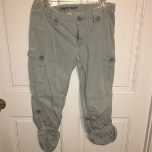 Button-Cuff Cargo Pants